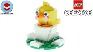 Lego Creator 30579 Easter Chick Egg - Lego Speed Build Review