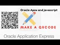 Oracle Apex - QRCode