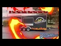 3D Floor Plan Complete Build 20ft Wood-Fired Pizza Trailer with Porch