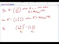 The Matrix Transpose Operation