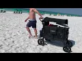 WonderFold Wagon at the beach