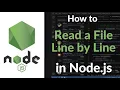 How to Read a File Line by Line in Node js Process Large Text Files Efficiently Tutorial