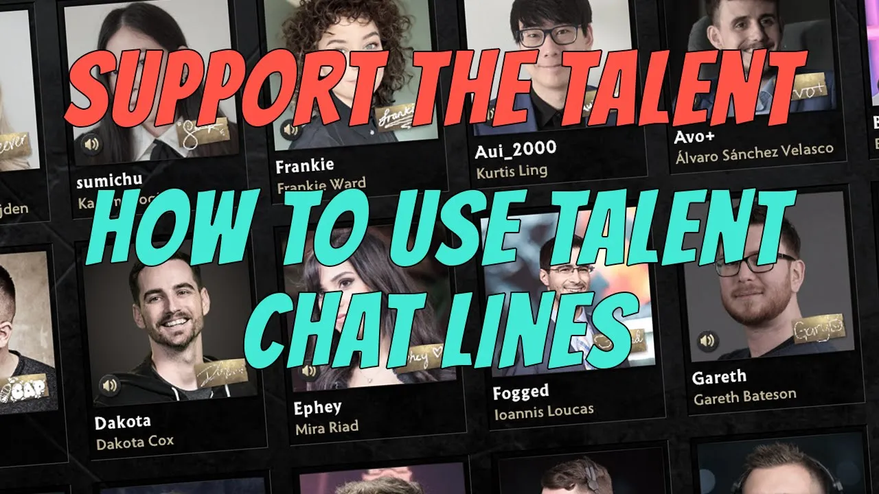 How to use Talent Chat Lines - Dota Done Quick