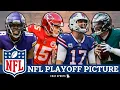 NFL Playoff Picture NFC AFC Standings Wild Card Race Matchups For Week 12 Of 2022 NFL Season