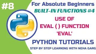 Python eval Function Evaluate Expressions Dynamically Class 11 12 CS