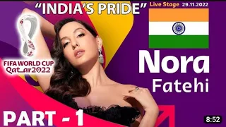 Nora Fatehi Sexy Dance Performance P1 | FIFA WorldCup 2022  #viralvideo #trending #fifa #norafatehi