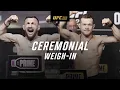 UFC 323: Ceremonial Weigh-In
