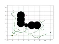 PythonRobotics Rapidly Randomized Tree RRT path planning sample