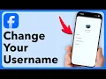 How To Change Facebook Username iPhone Or Android