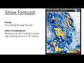 NWS Missoula Winter Planning Briefing - Sunday January 6 2019
