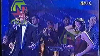 راغب علامة جني و رقص من دنيا سمير غانم من حفلة   مصر دندنها
