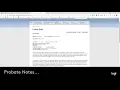 Clearing Probate Notes