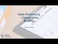 State Purchasing - Competitive Bidding