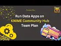Run Data App on KNIME Community Hub Team Plan - Making my Kaggle Titanic Workflow Interactive