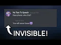 How to have an Invisible Discord Profile