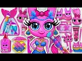 Download Lagu 🎀Paper DIY🎀 SPRUNKI PINKI Mermaid Box 🧜‍♀️💗 Skincare + Makeup + Nails Unboxing ASMR | Hana Paper
