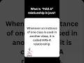 What is HAS A relationship in java