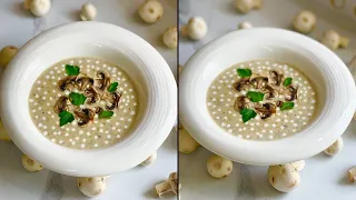 شوربة الفطر من الشوربات المفضلة عندي خاصة برمضان لازم تعتمدوها 😍 Mushroom soup in an easy way