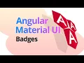 Angular Material UI Badges