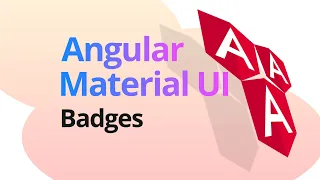 Angular Material UI Badges