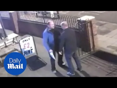 Download MP3 CCTV captures moment before man kills friend with a single punch