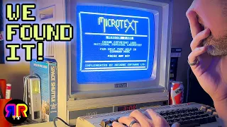 The Amazing Programming Language Lost For 40 Yrs C64 Microtext Retro Recipes