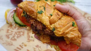 Crispy Chicken Sandwich,Quick And Easy Recipe By Recipes Of The World 
