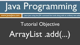 Learn Java Programming - ArrayList add Method Tutorial