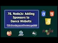 Backend Tutorial Adding Sponsor Section using Pug NodeJs Web Development Tutorials
