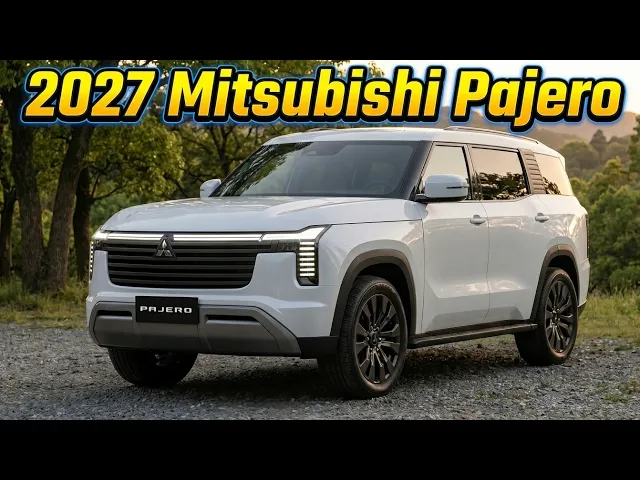 The King Returns: 2027 Mitsubishi Pajero Confirmed on Rugged Triton Underpinnings