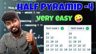 Half Pyramid - 4 My Python Assignment-13 Nested Loops by shiva prasad m