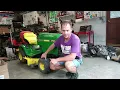 John Deere 170 Riding Mower no drive: replacing an old, stretched transmission belt