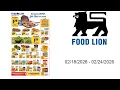 Food Lion Weekly Ad - 2026