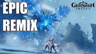 【原神 Genshin Impact】Dragonspine Battle Theme -EPIC REMIX-