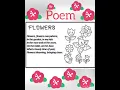 ClassPP English Poem Flowers lecture