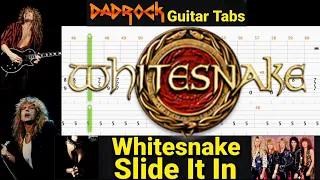 Download Slide It In - Whitesnake - Guitar + Bass TABS Lesson MP3