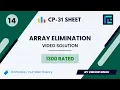 Array Elimination Solution 1300 Rated TLE CP-31 Sheet Best Codeforces Problems