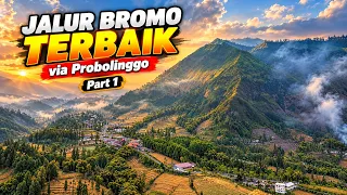 TERBAIK !! Jalur TERINDAH ke BROMO via Probolinggo - Part 1