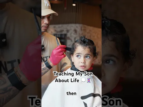 He Asked How I Learned… ❤️💈 #barber #transformation #fatherhood
