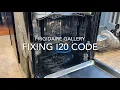 How to fix Frigidaire Gallery dishwasher i20 error code