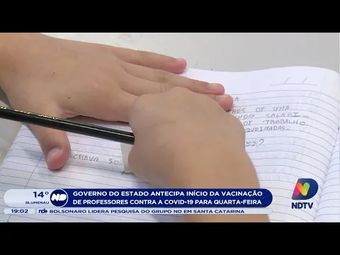 Governo do estado antecipa início da vacinação de professores contra a Covid-19 para quarta-feira