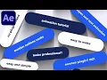 Falling Stack Animation in After Effects - After Effects No Plugins