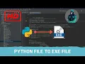 How To Convert Python File To Exe File Python Exe PyCharm Hours Hacking