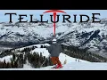 FIRST TIME - Telluride Colorado Double Black Runs Snowboarding