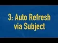 Reactive Angular with RXJS - Auto Refresh via Subject