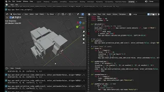 Python scrip for random cubes 3D - Blender