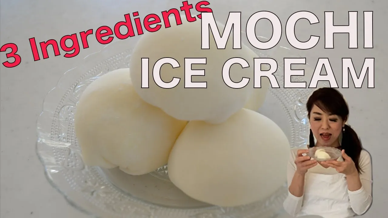 HOW TO MAKE MOCHI ICE CREAM   You will need only 3 ingredients!  (EP260)