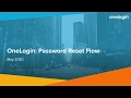 OneLogin How to Reset Your Password