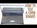 Lagu SPIRAL COMB BINDING - HOW TO USE A BINDING MACHINE - PEACH STAR BINDER 21