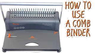 Download SPIRAL COMB BINDING - HOW TO USE A BINDING MACHINE - PEACH STAR BINDER 21 MP3